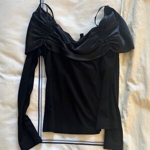 Elegant Black Women's Top